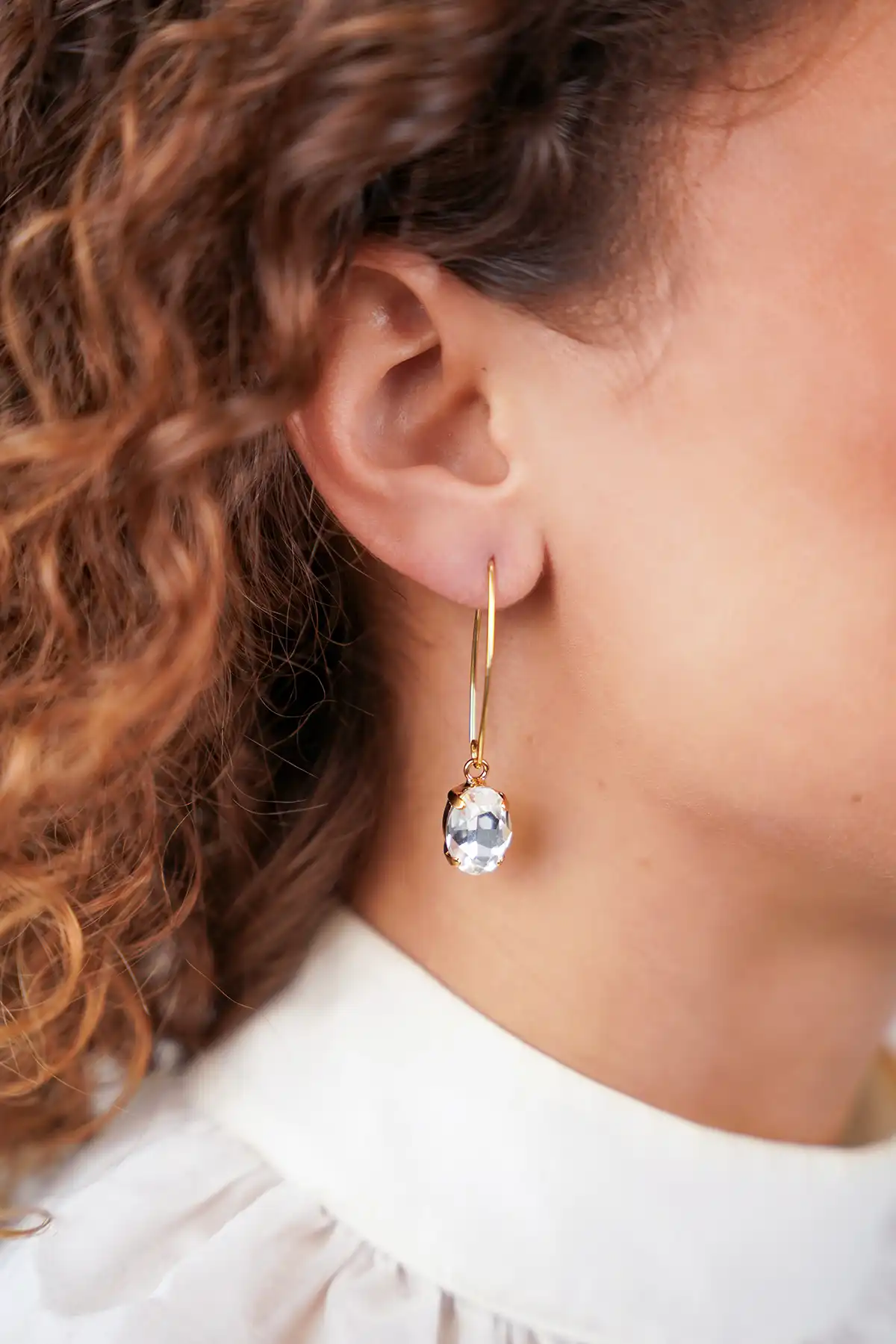 Lott. Gioielli Crystal Oorbellen Daan Strass Pendant S