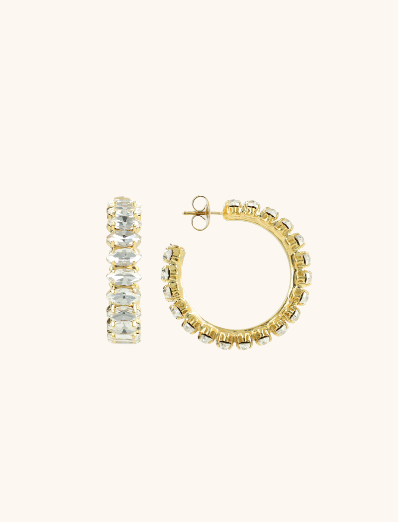 lott. gioielli Crystal Oorbellen Hope Marquis Creool S