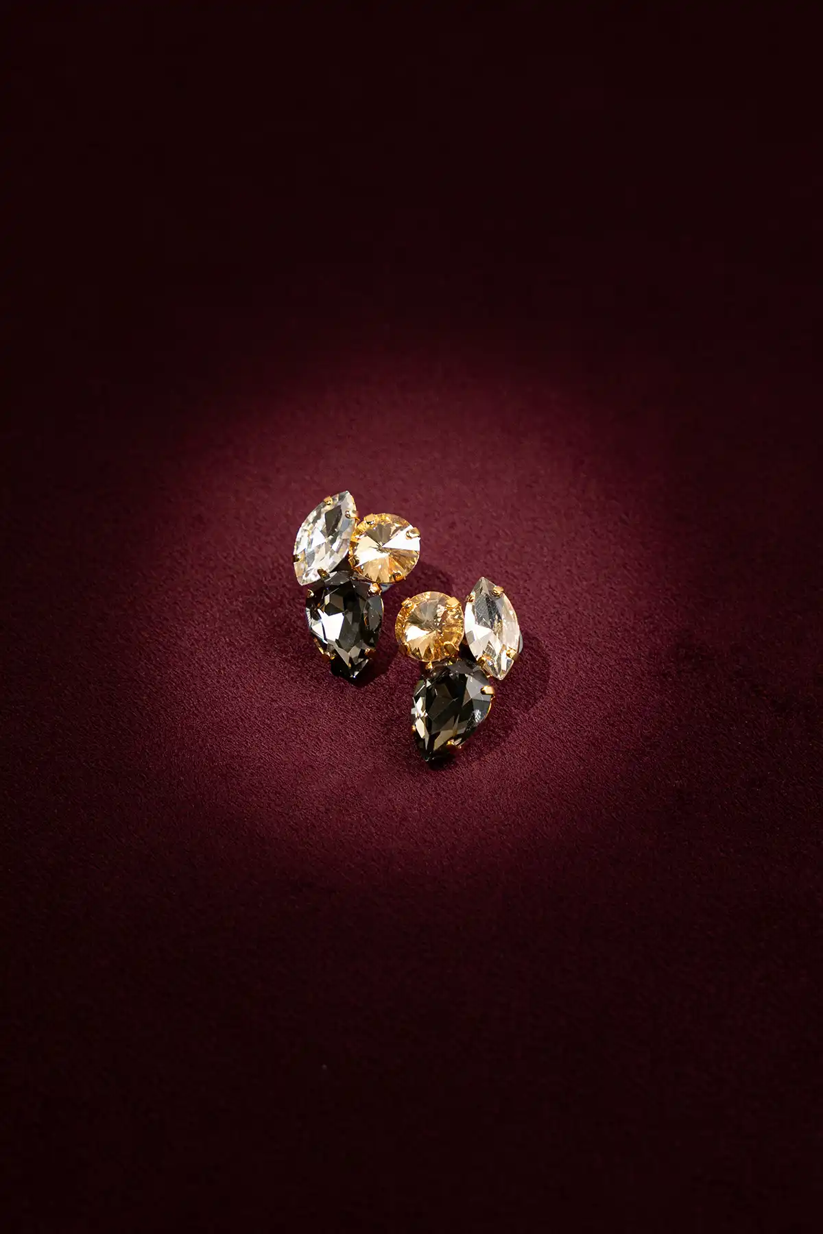 Lott. Gioielli Crystal/Shadow Oorbellen Lize 3 Shapes