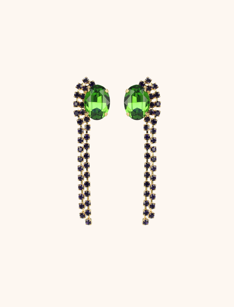 Lott. Gioielli Disco Purple Oorbellen Eden Waterfall M