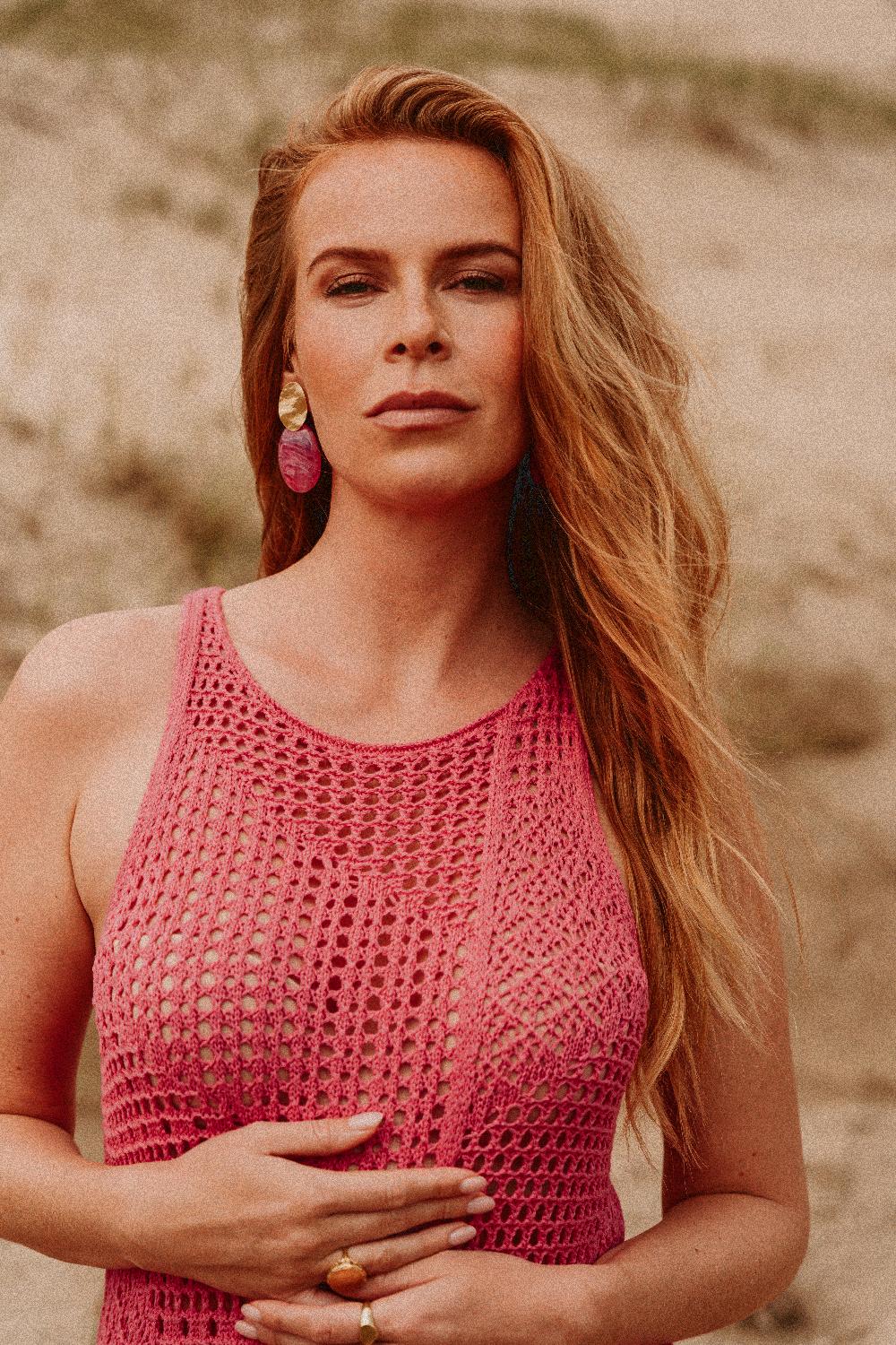 Lott. Gioielli Donker Fuchsia Oorbellen Sirius Ovaal S