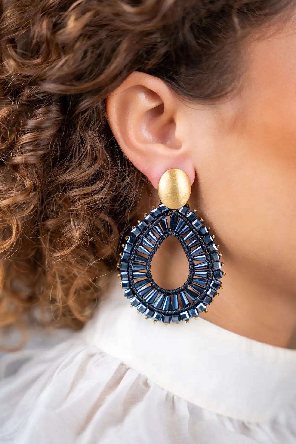 Lott. Gioielli Elemental Blue Oorbellen Maureen Drop