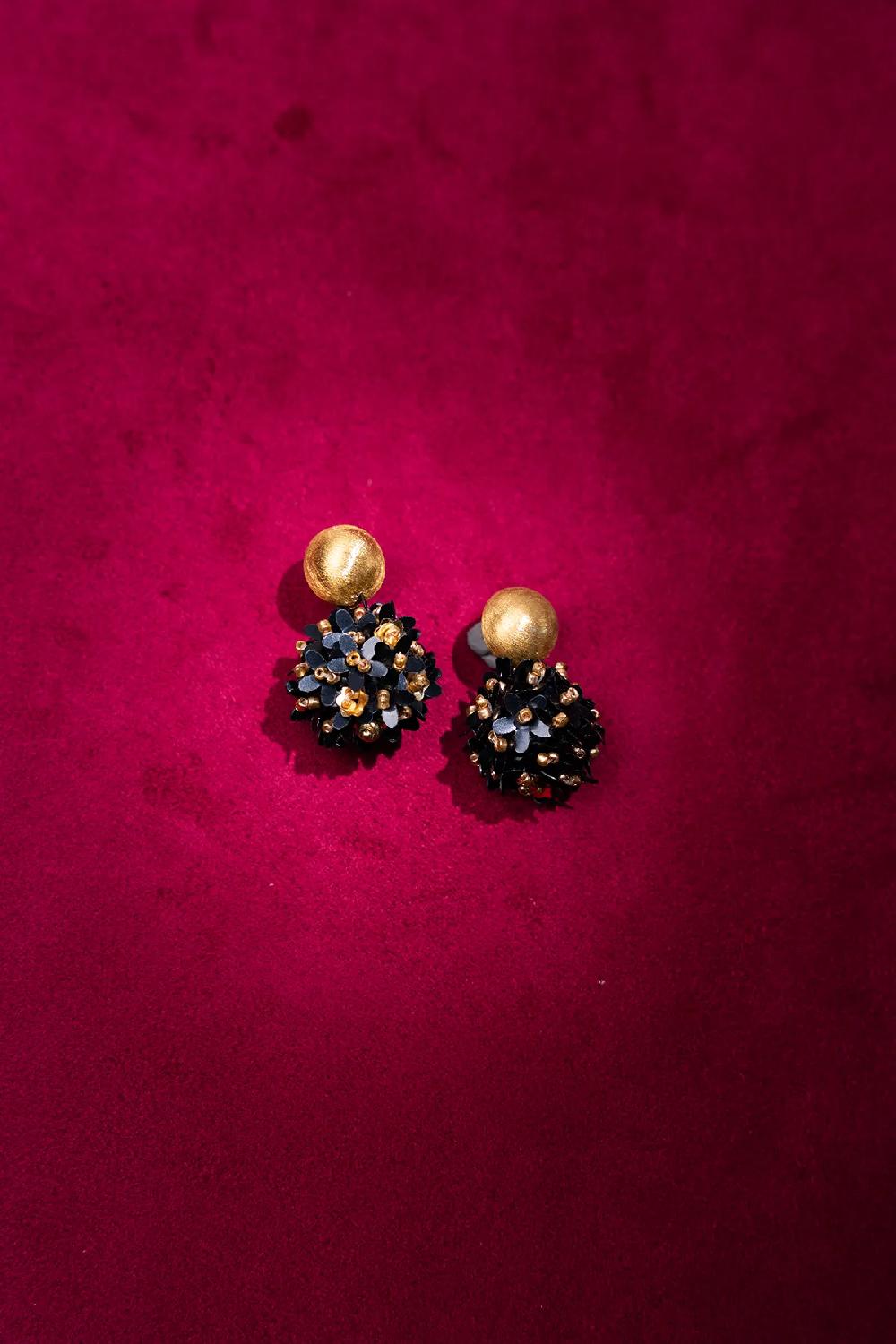 Lott. Gioielli Elemental Blue Sequin Oorbellen Daisy Globe S