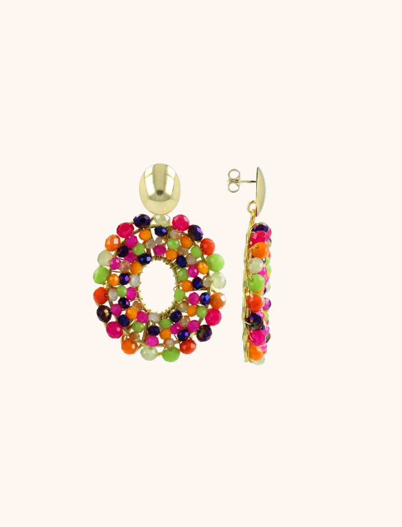 lott. gioielli Fall Multi Mix Oorbellen Mia Open Oval S