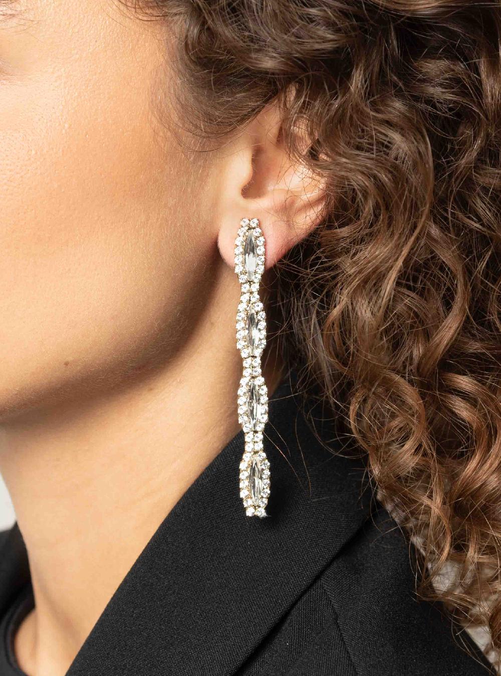 Lott. Gioielli Fieve Oorbellen Marquise Waterval S Kristal