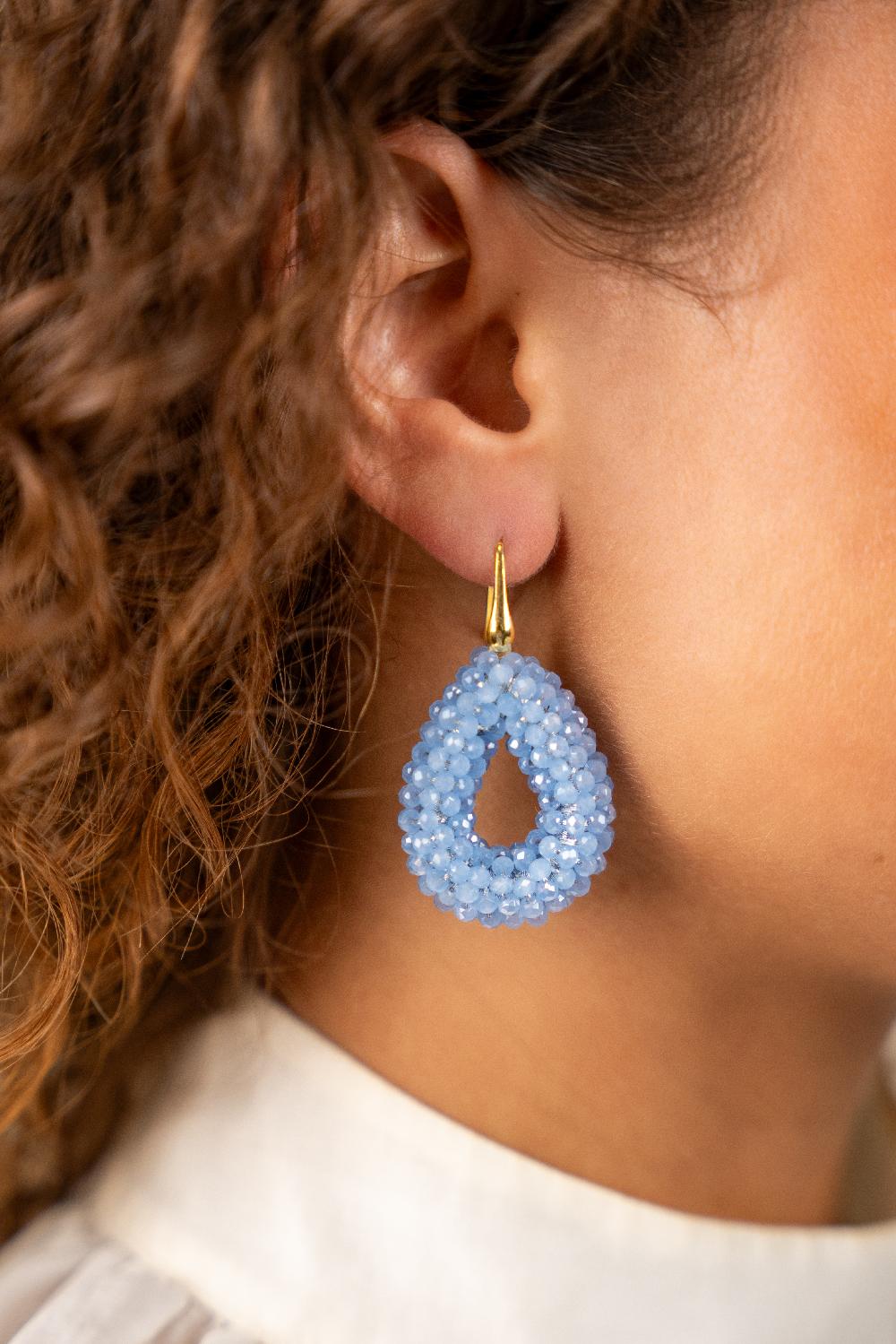 Lott. Gioielli Frosty Blauwe Oorbellen Berry Druppel S