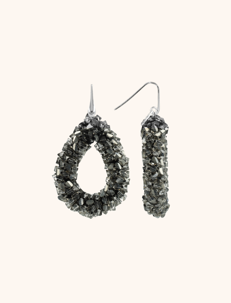 Lott. Gioielli Frosty Grijze Oorbellen Marieke Druppel L Raw