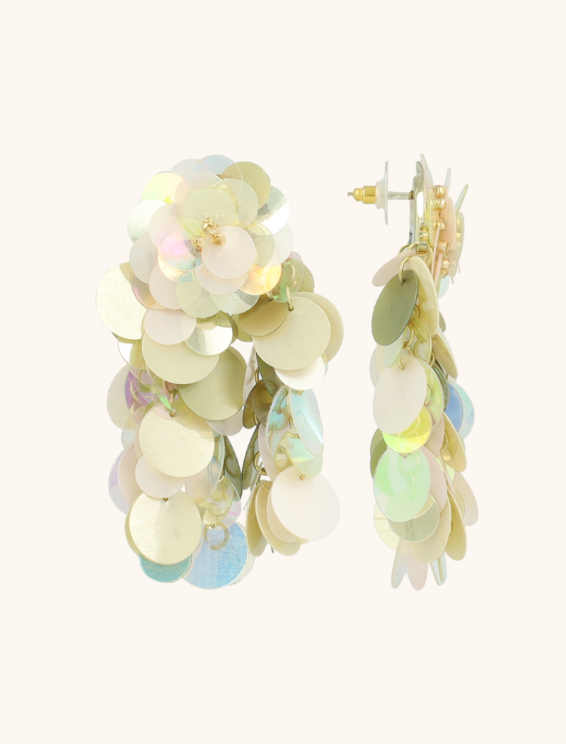 lott. gioielli Gold Mix Oorbellen Mira Sequin Wild Waterfall