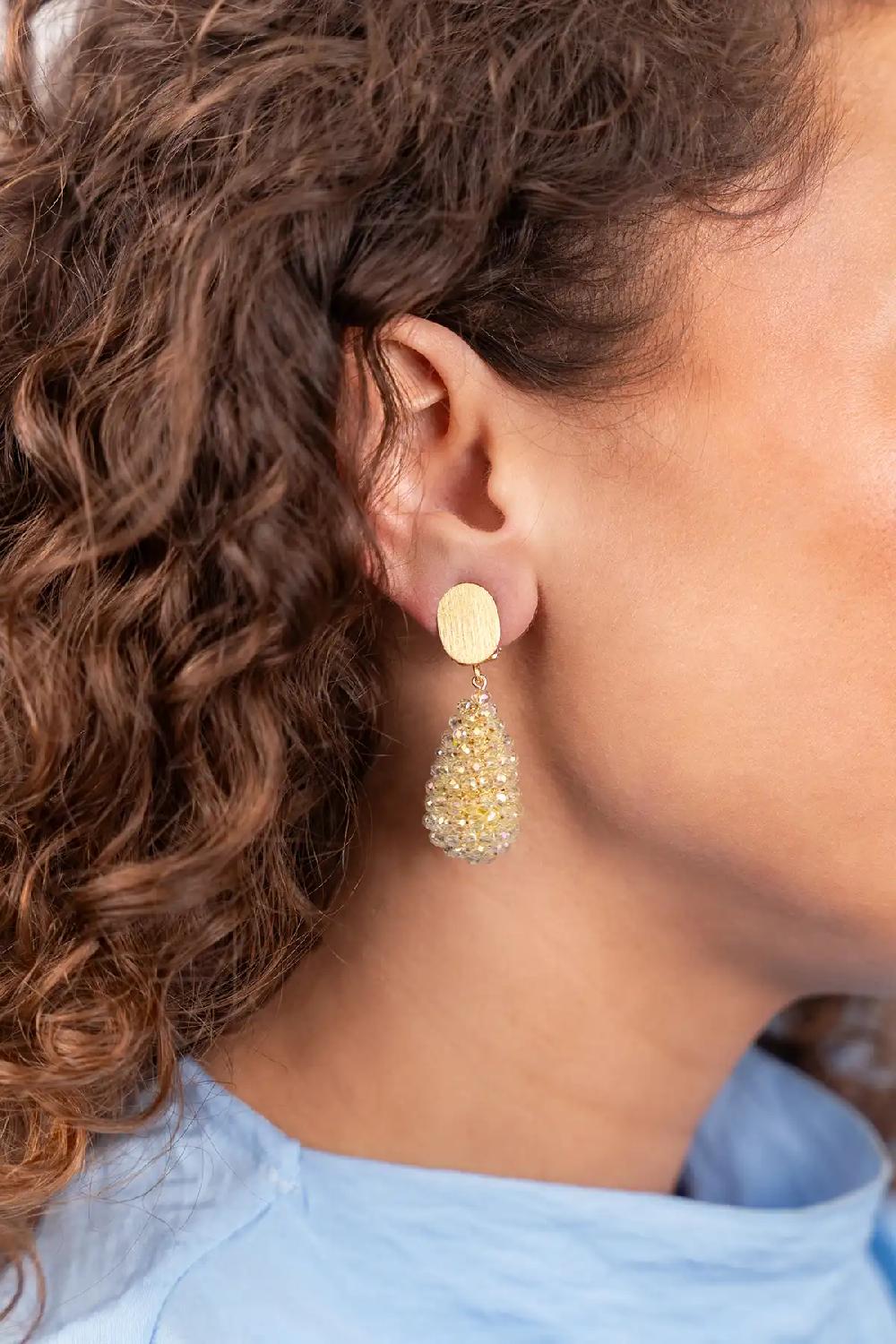 Lott. Gioielli Goudkleurige Oorbellen Amy Cone S Clip