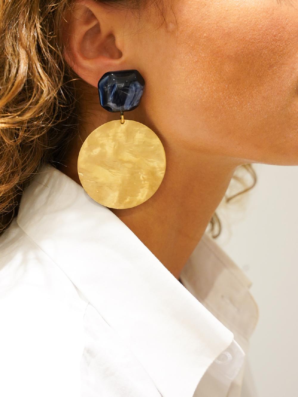 Lott. Gioielli Goudkleurige Oorbellen Billie Hammerd XL