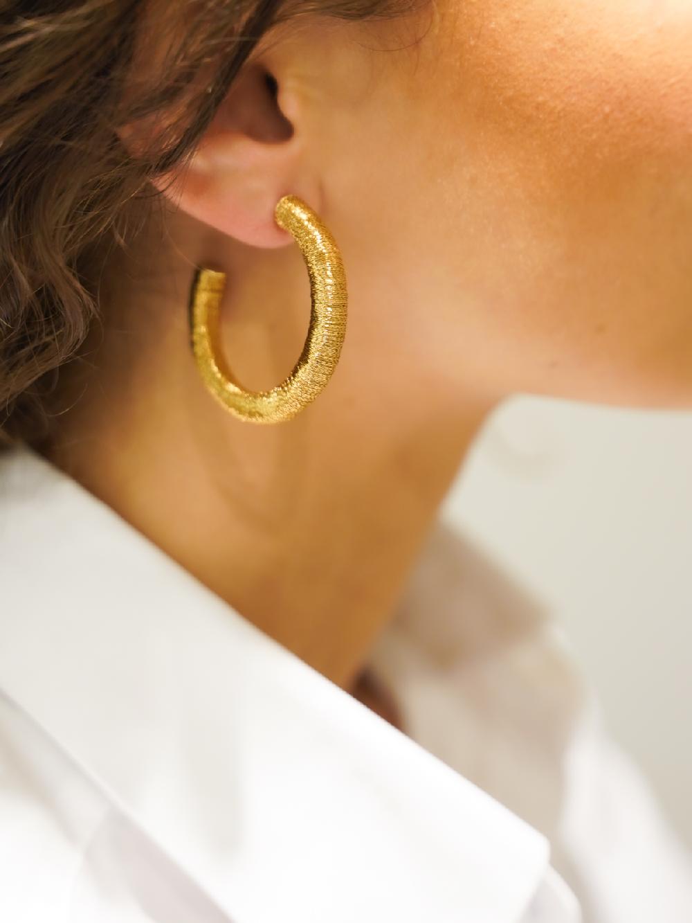 Lott. Gioielli Goudkleurige Oorbellen Chloe Creole M