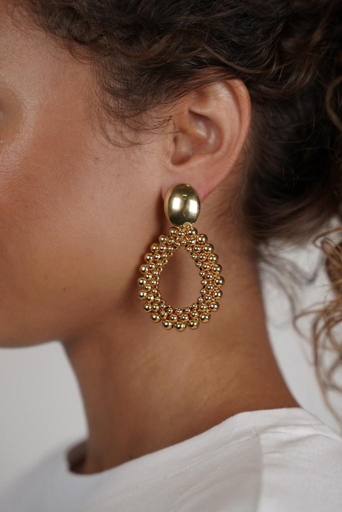 Lott. Gioielli Goudkleurige Oorbellen Nouk Druppel Deluxe L