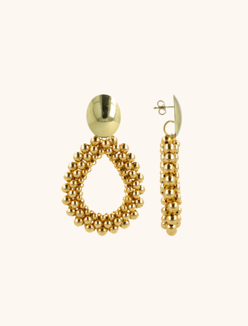 Lott. Gioielli Goudkleurige Oorbellen Nouk Druppel Deluxe M