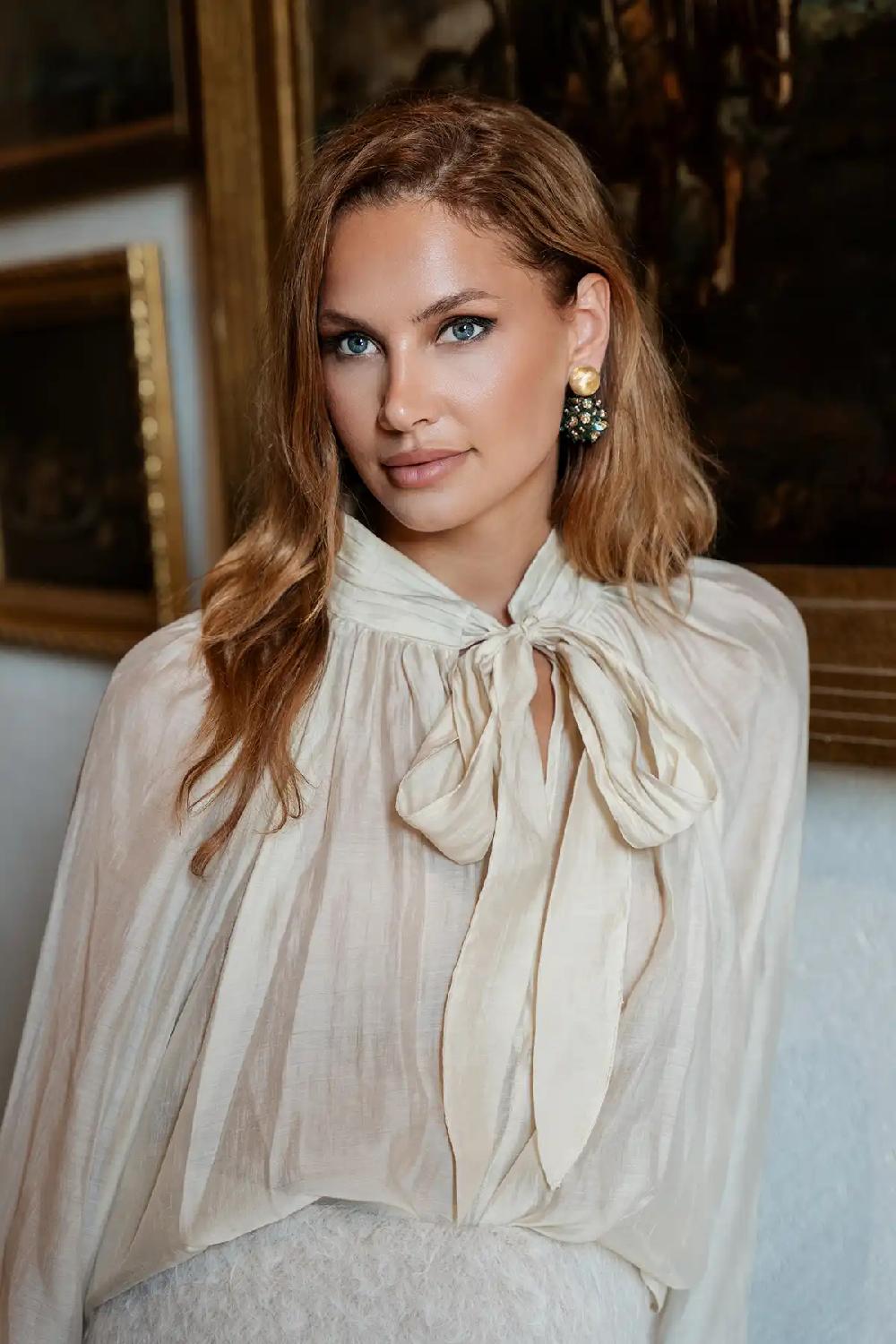 Lott. Gioielli Groene Flower Sequin Oorbellen Daisy Globe M