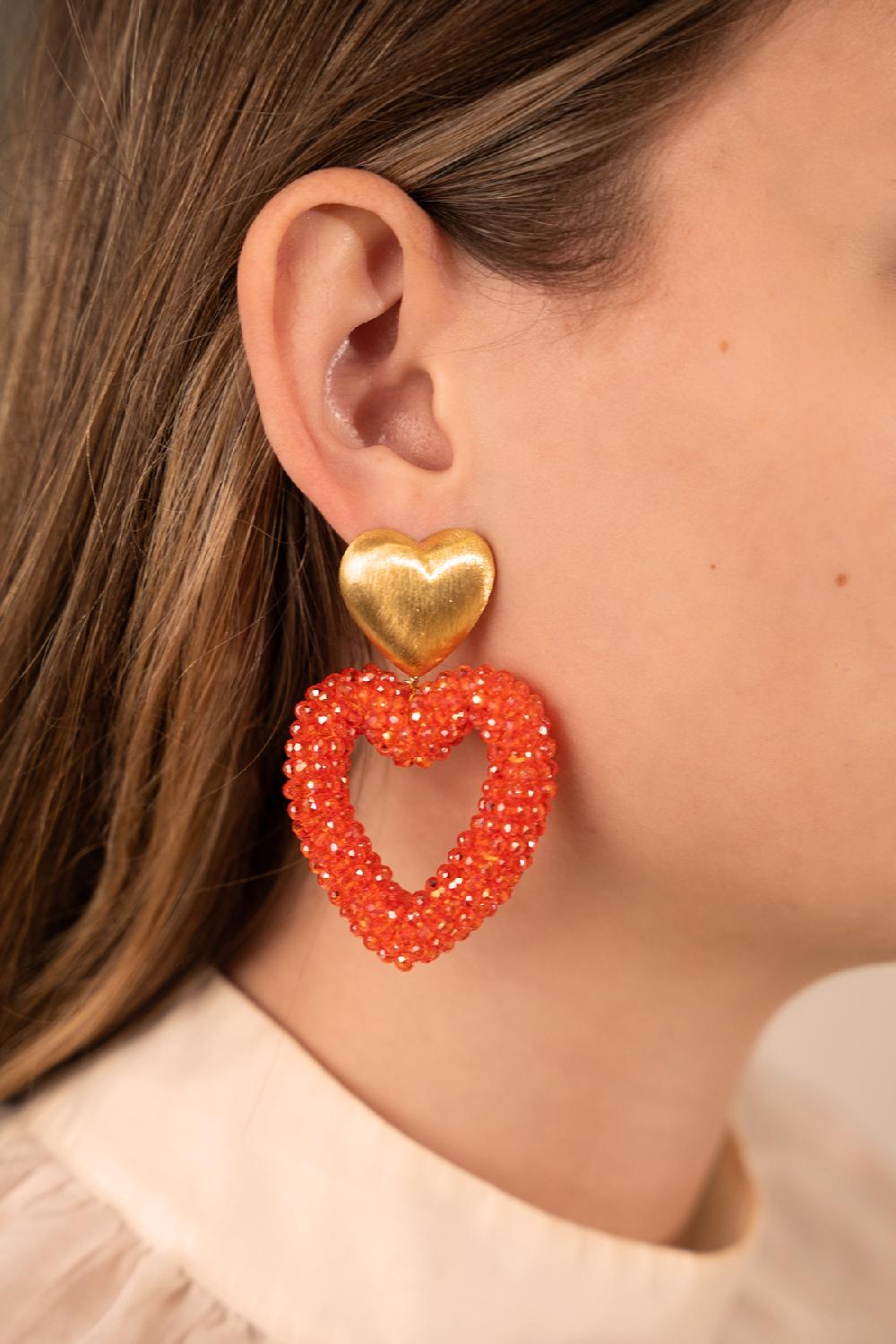 Lott. Gioielli Heart Of Orange Limited Edition Oorbellen