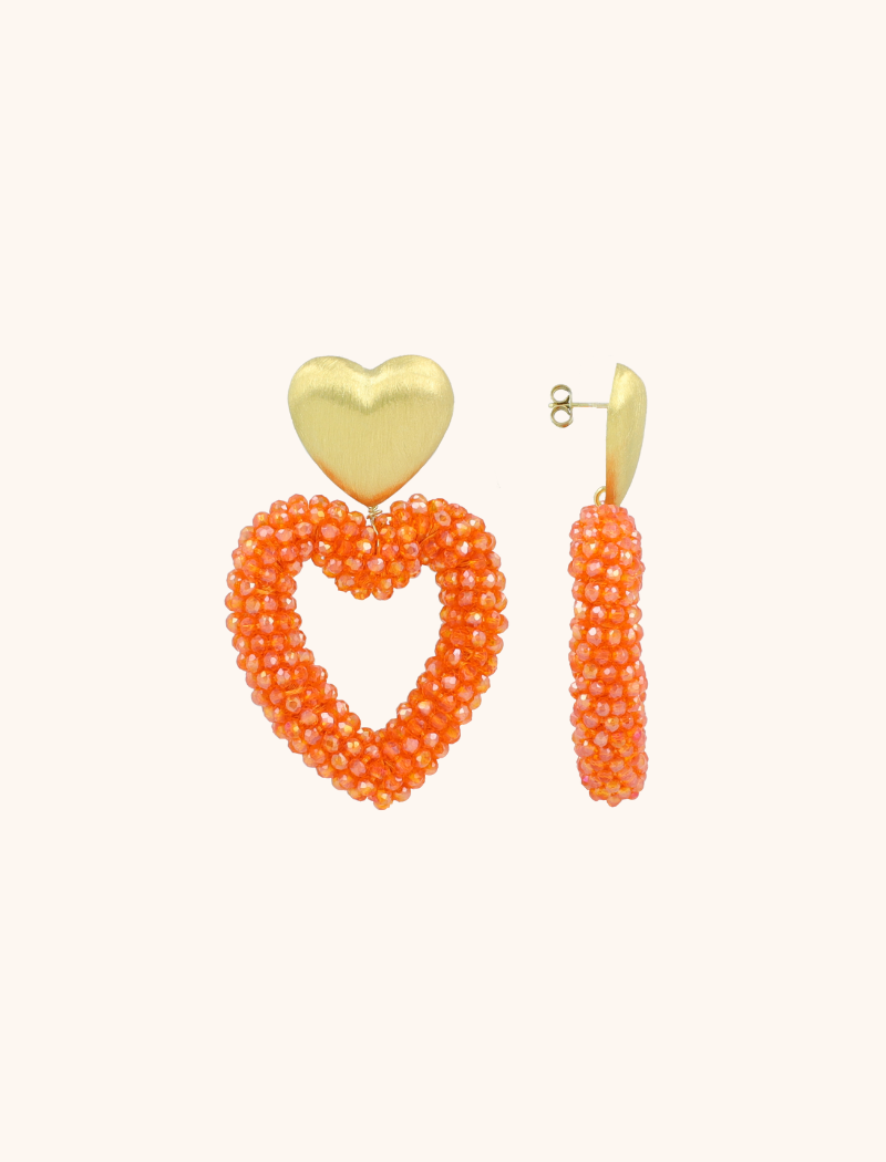 lott. gioielli Heart of Orange Limited Edition Oorbellen