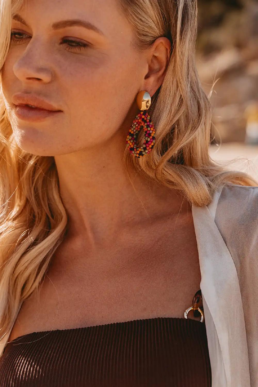 Lott. Gioielli Herfst Multi Mix Oorbellen Berry Drop L