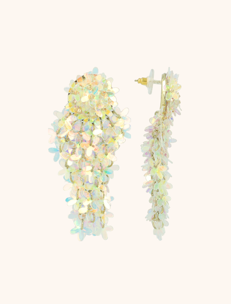 lott. gioielli Holo Oorbellen Leila Sequin Bunch of Flowers