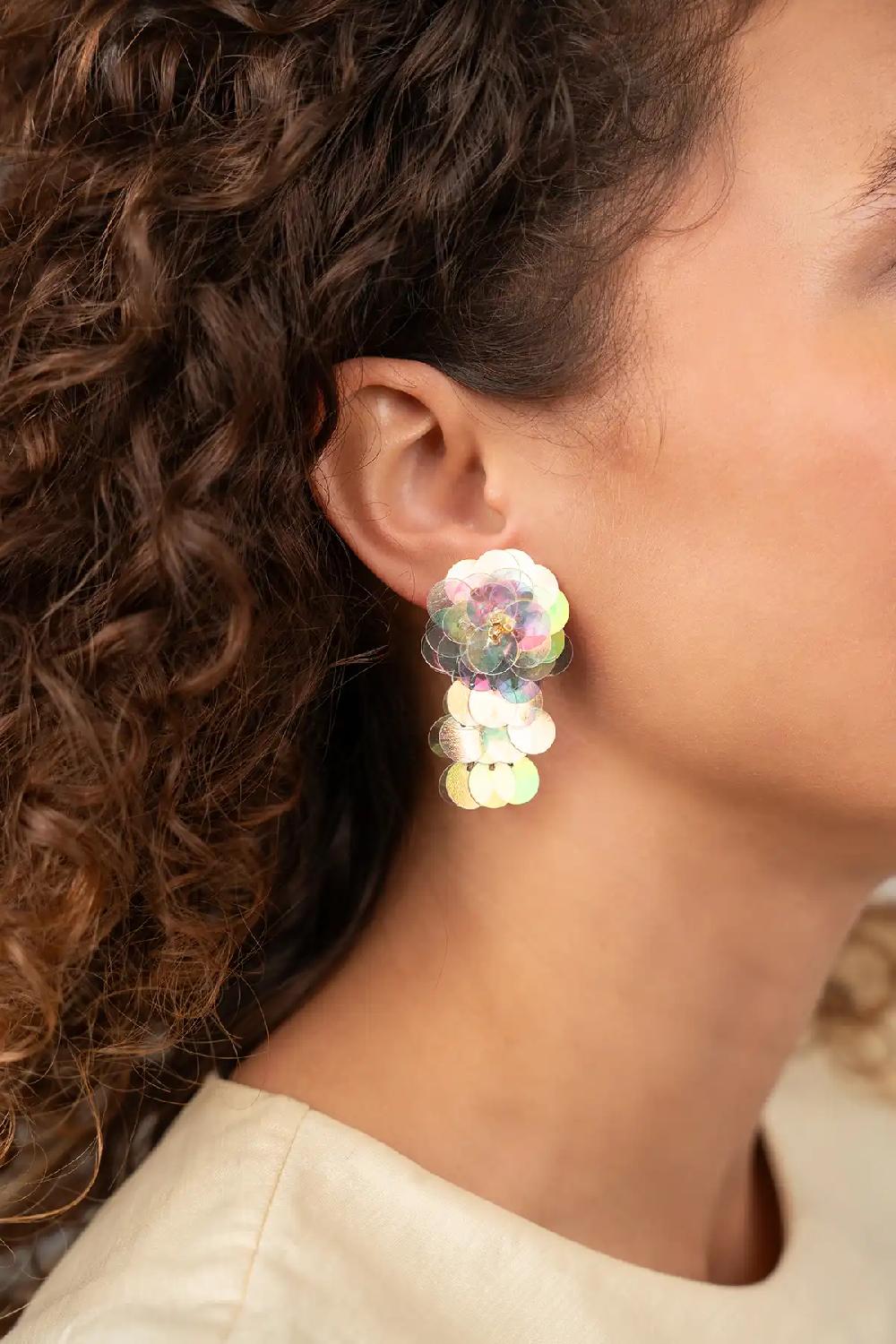 Lott. Gioielli Holo Oorbellen Linde Sequin Waterfall M