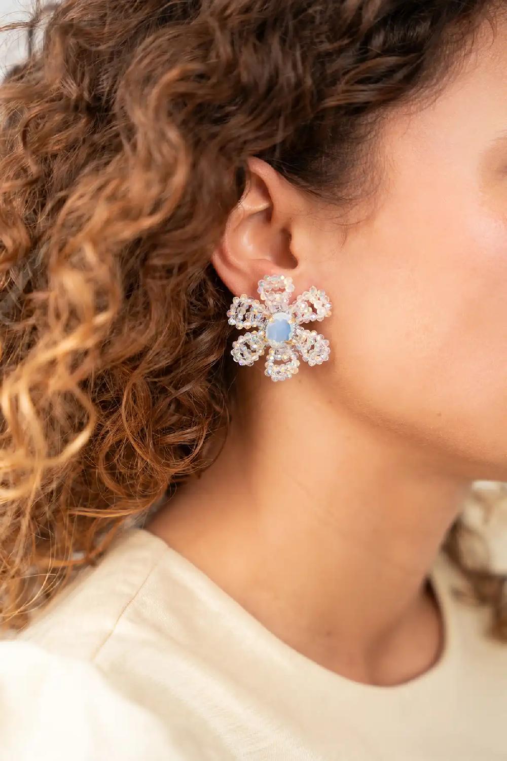 Lott. Gioielli Holo Oorbellen Madelief Blooming Flower