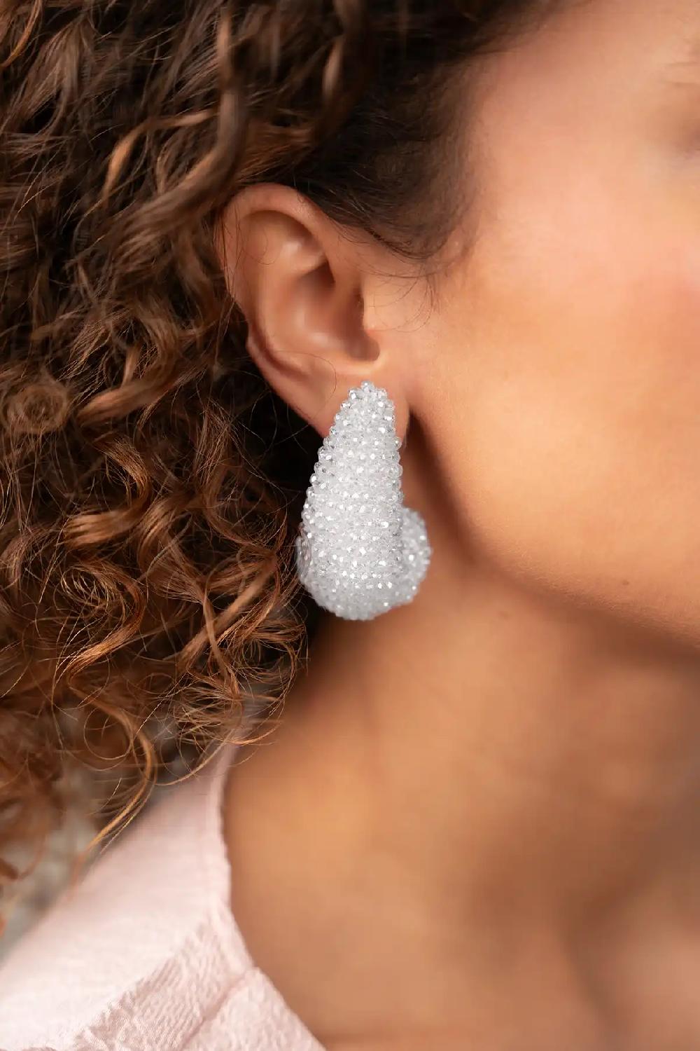 Lott. Gioielli Holo Oorbellen Nadine Teardrop Creole L