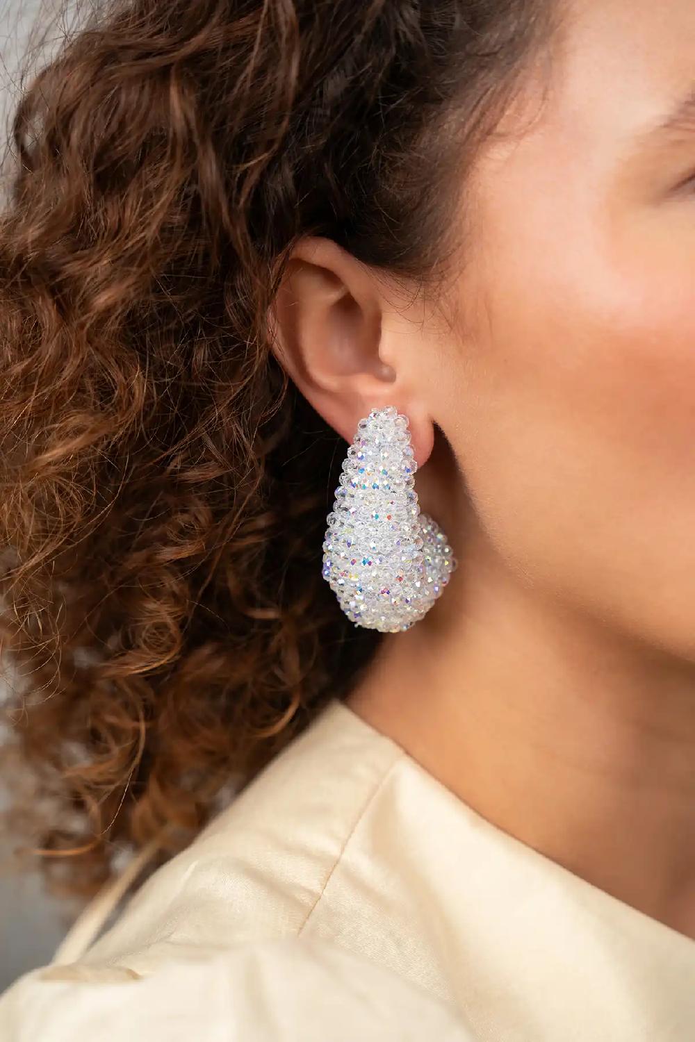 Lott. Gioielli Holo Oorbellen Nadine Teardrop Creole M