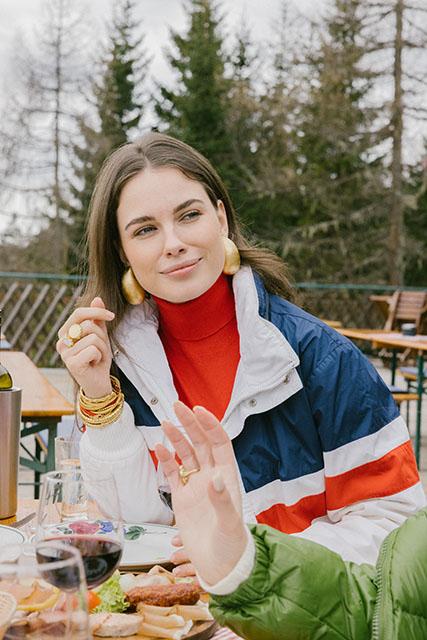 Lott. Gioielli Houten Oorbellen Scarlett Teardrop XL