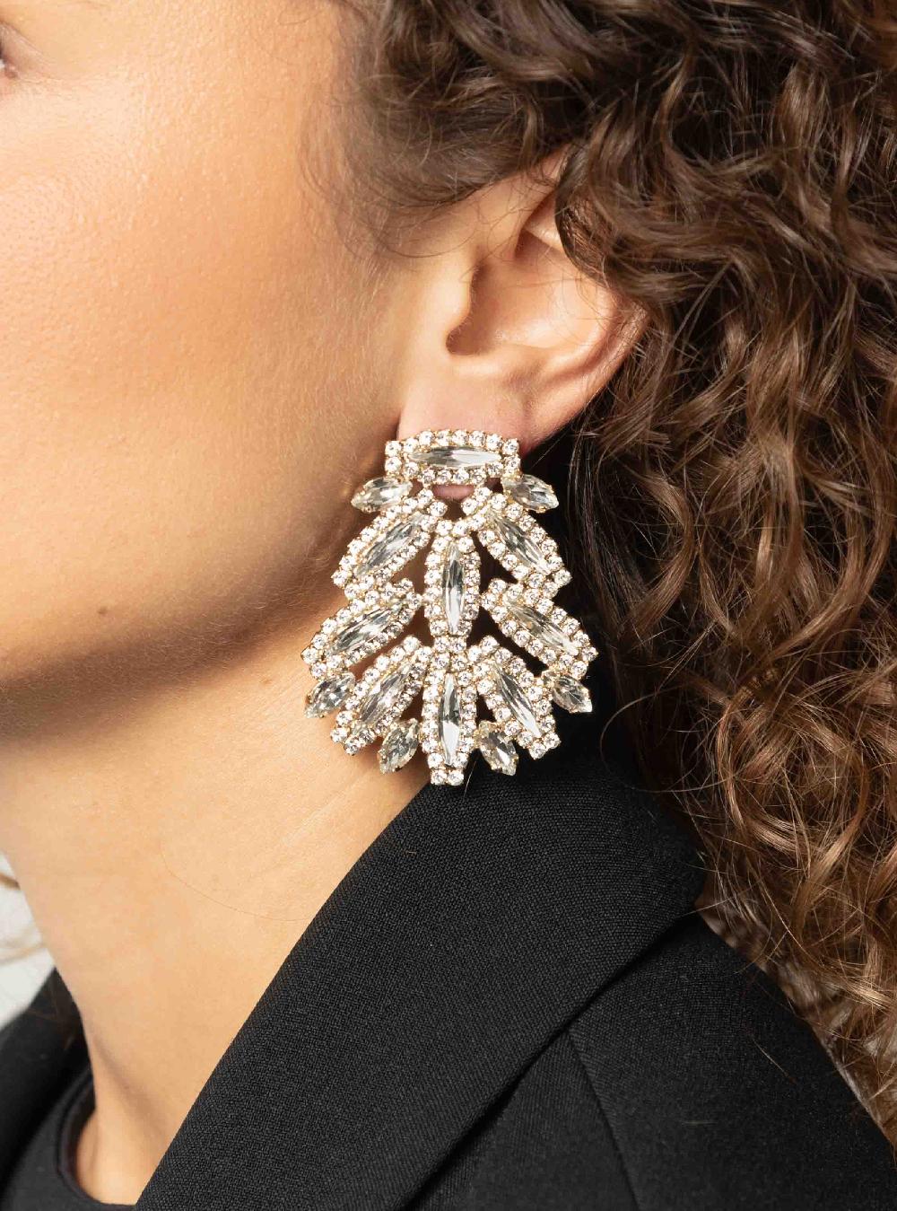 Lott. Gioielli Jonne Oorbellen Marquise Sparkle L Kristal