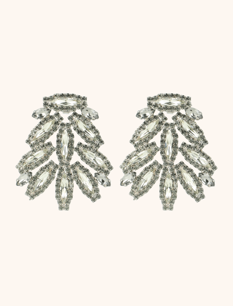 Lott. Gioielli Jonne Oorbellen Marquise Sparkle L Zwarte Diamant