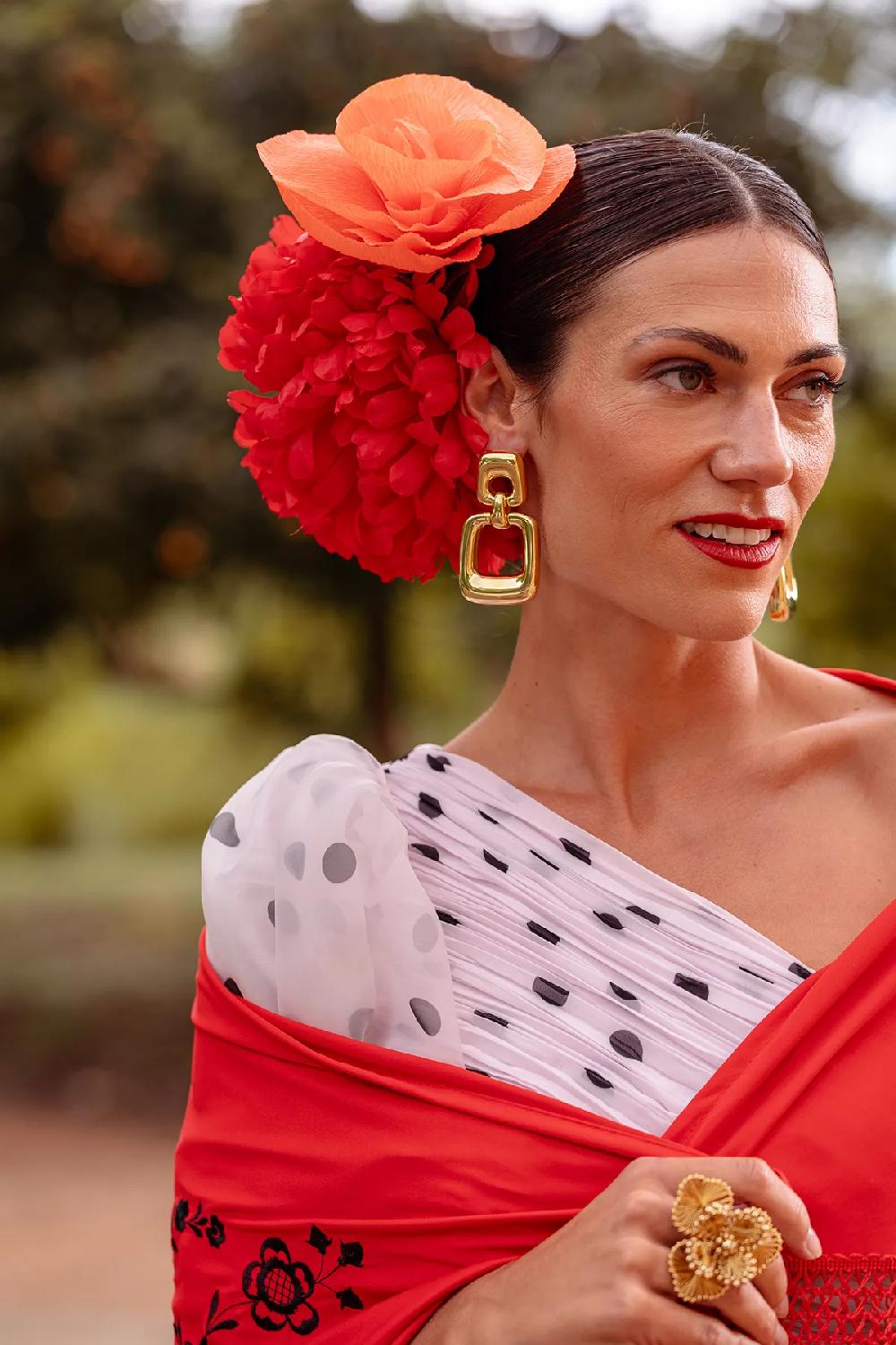 Lott. Gioielli Klassieke Oorbellen Dubbel Vintage Vierkant