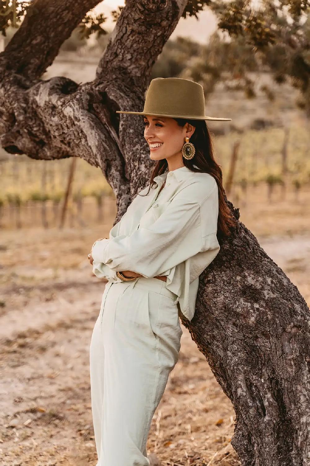 Lott. Gioielli Koele Groene Oorbellen Jamie Filled Oval 3 Ringen Met Steen L