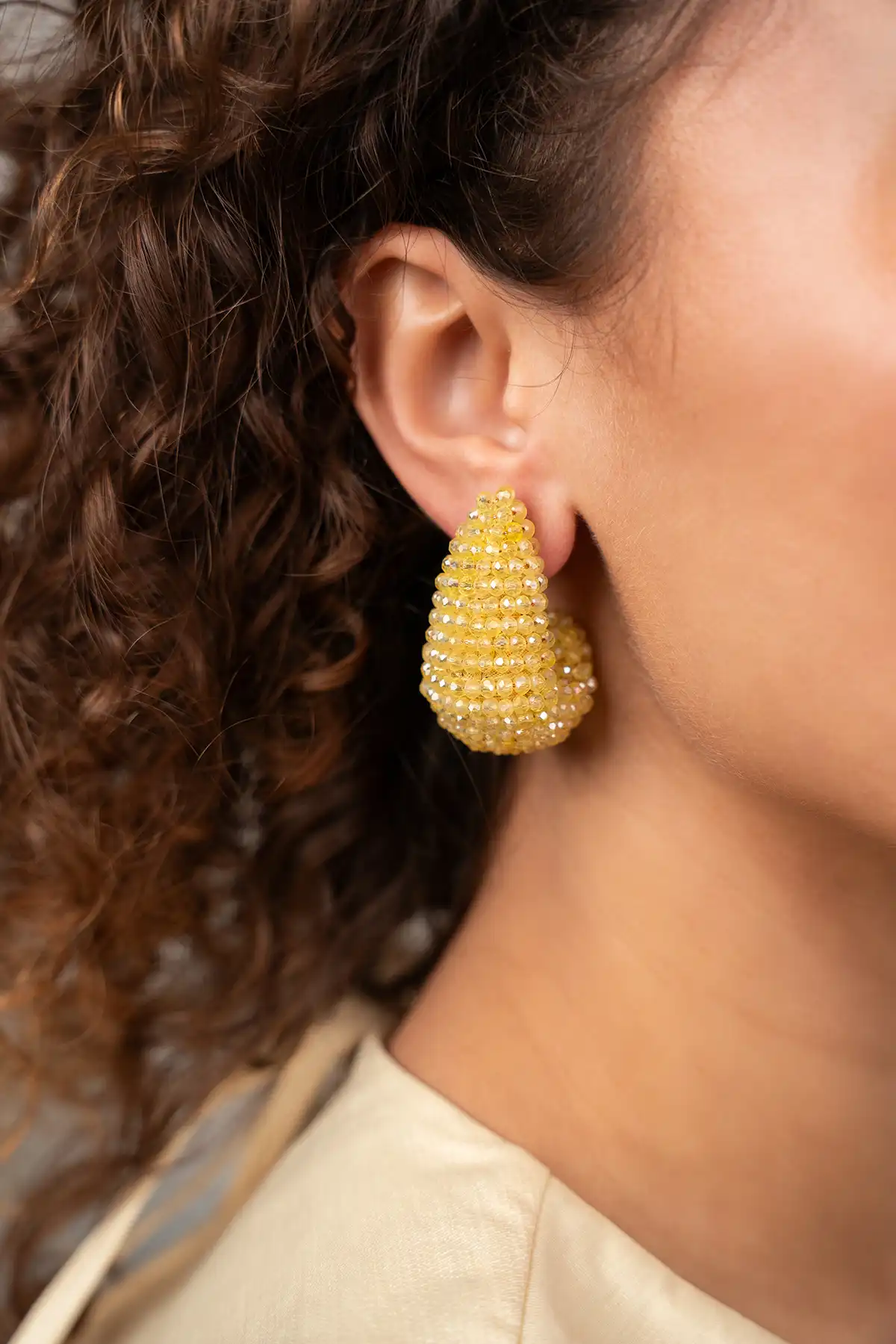 lott. gioielli Lemon Oorbellen Nadine Teardrop Creole M