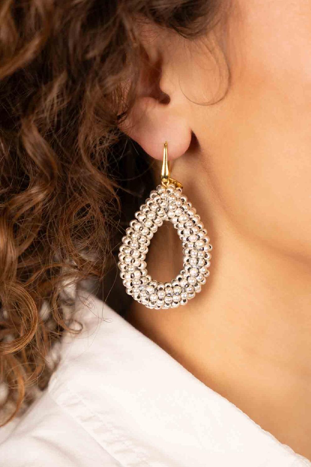 Lott. Gioielli Licht Zilveren Oorbellen Berry Druppel L