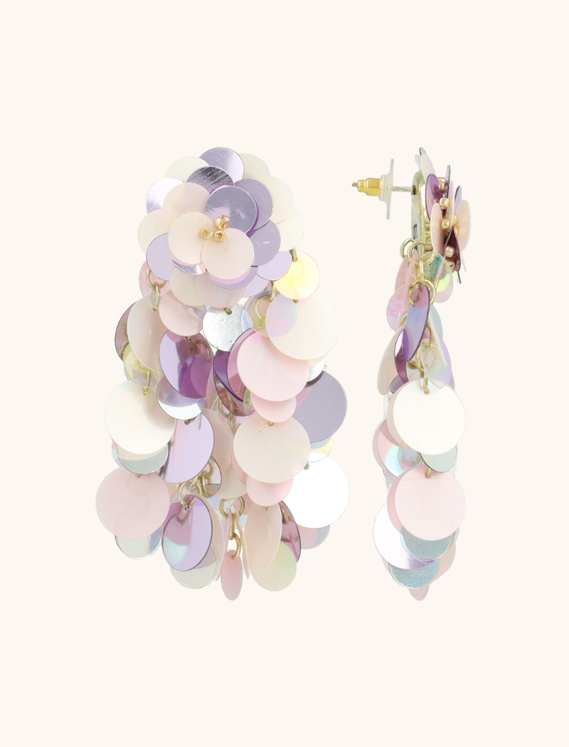 lott. gioielli Lila Mix Oorbellen Mira Sequin Wild Waterfall