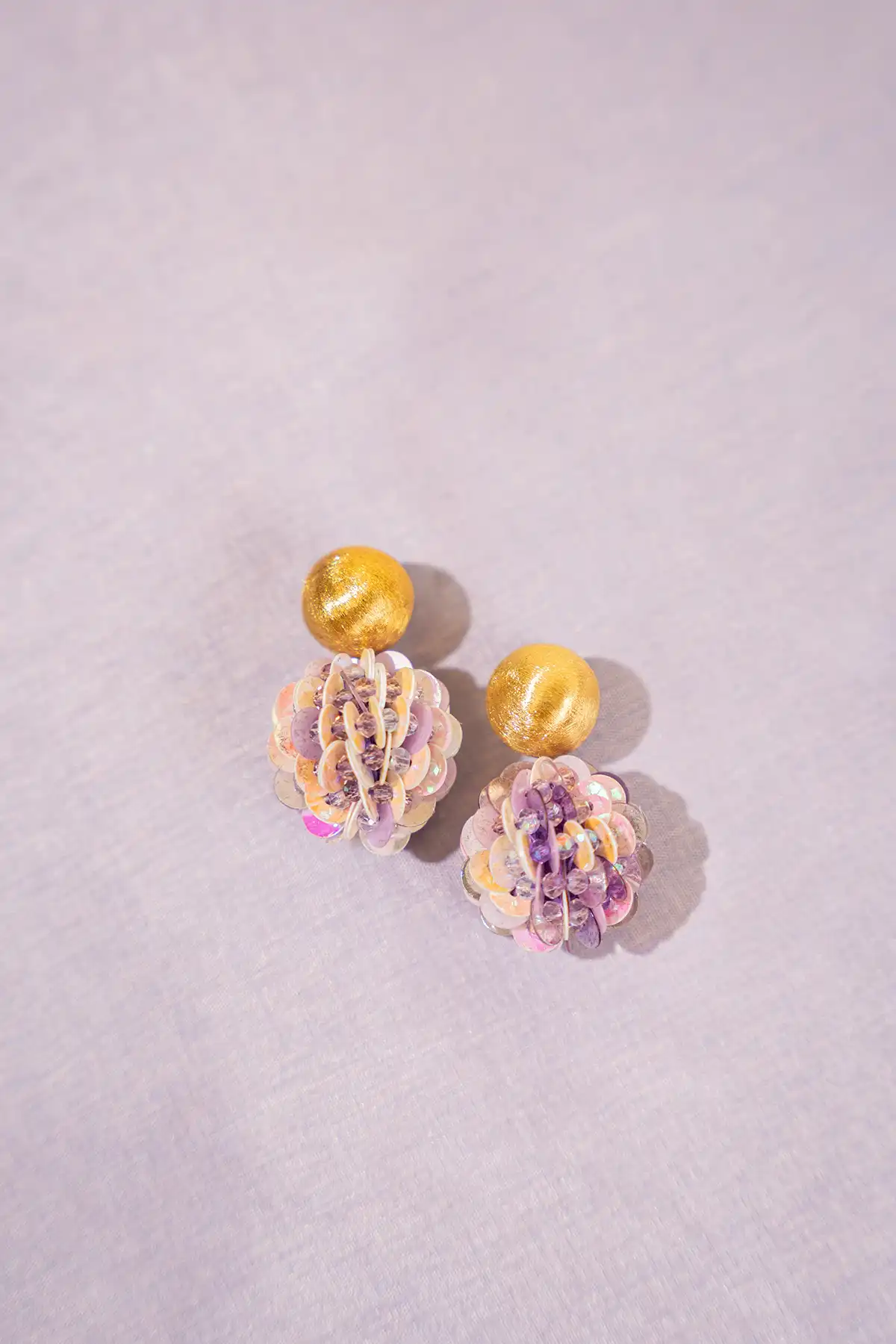 Lott. Gioielli Lila Mix Oorbellen Sanne Fine Sequin Globe S