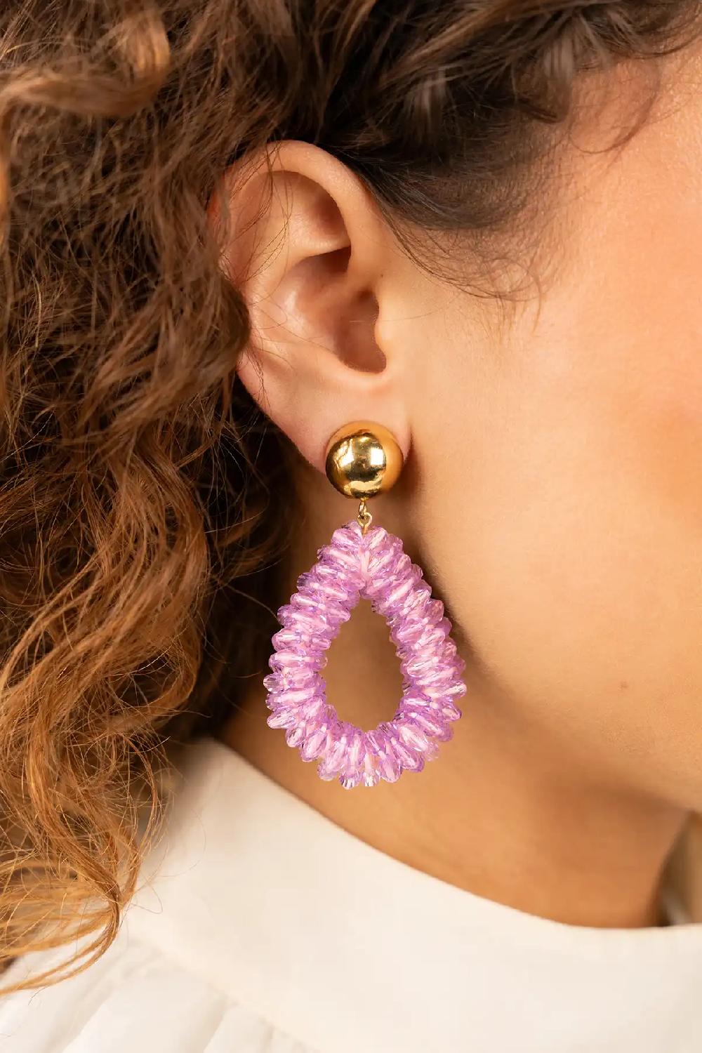 Lott. Gioielli Lila Oorbellen Anne Druppel L Marquis Clip