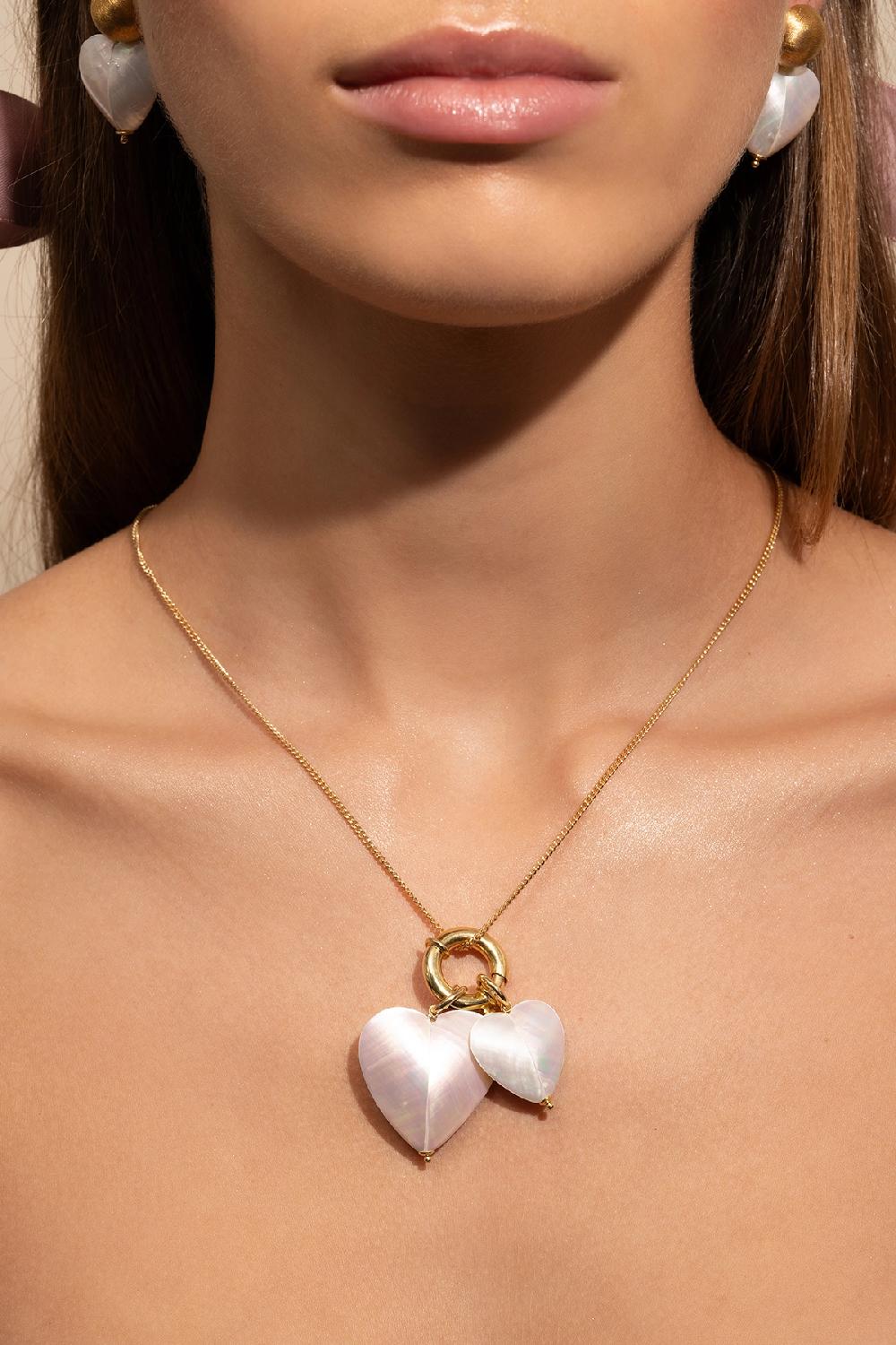 Lott. Gioielli 2 Parel Harten Ketting