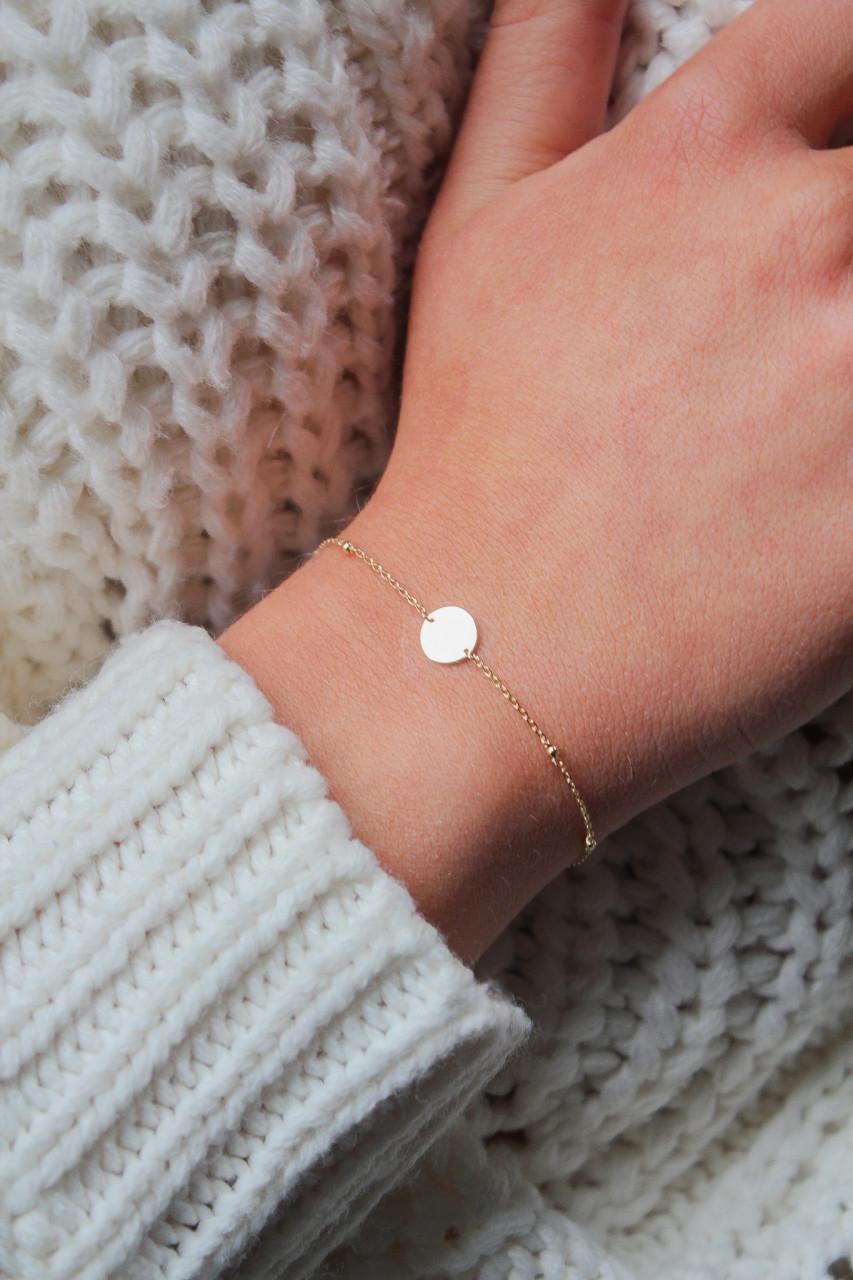 Lott. Gioielli 9 Karaat Armband Coin S