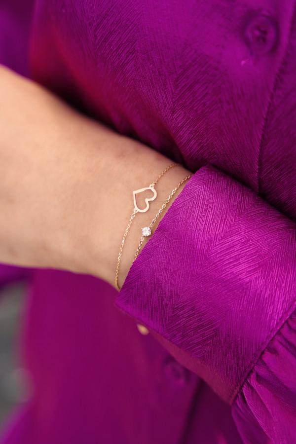 Lott. Gioielli 9 Karaat Armband One Diamond