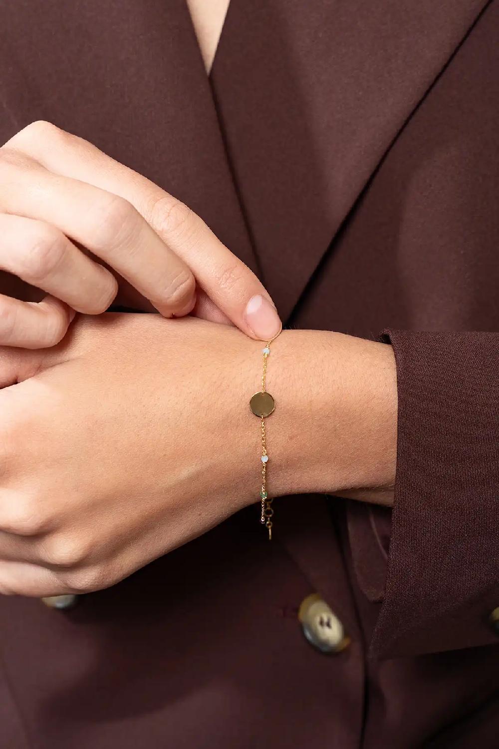 Lott. Gioielli 9 Karaat Armband Ruby