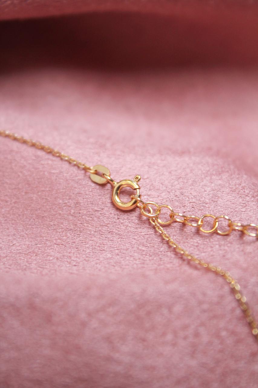 Lott. Gioielli 9 Karaat Ketting Clear Coin