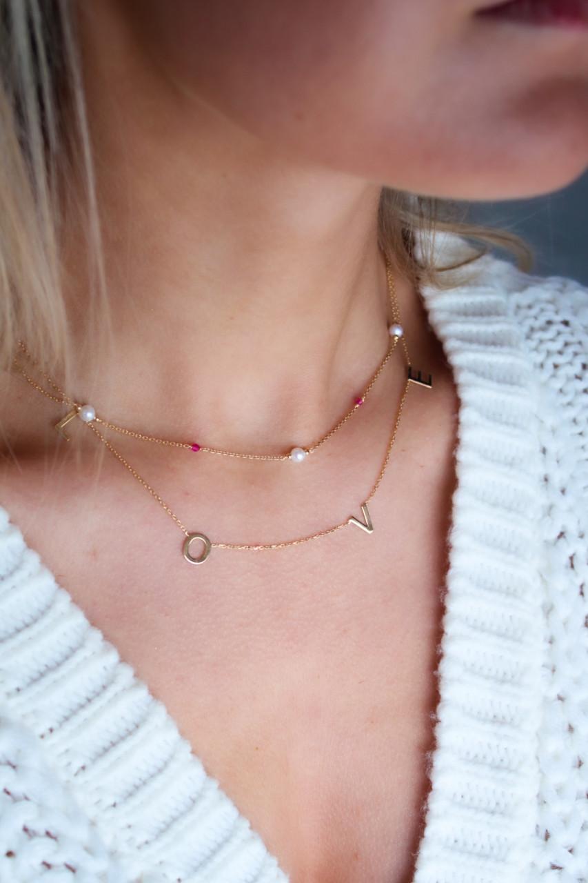 Lott. Gioielli 9 Karaat Ketting Harper