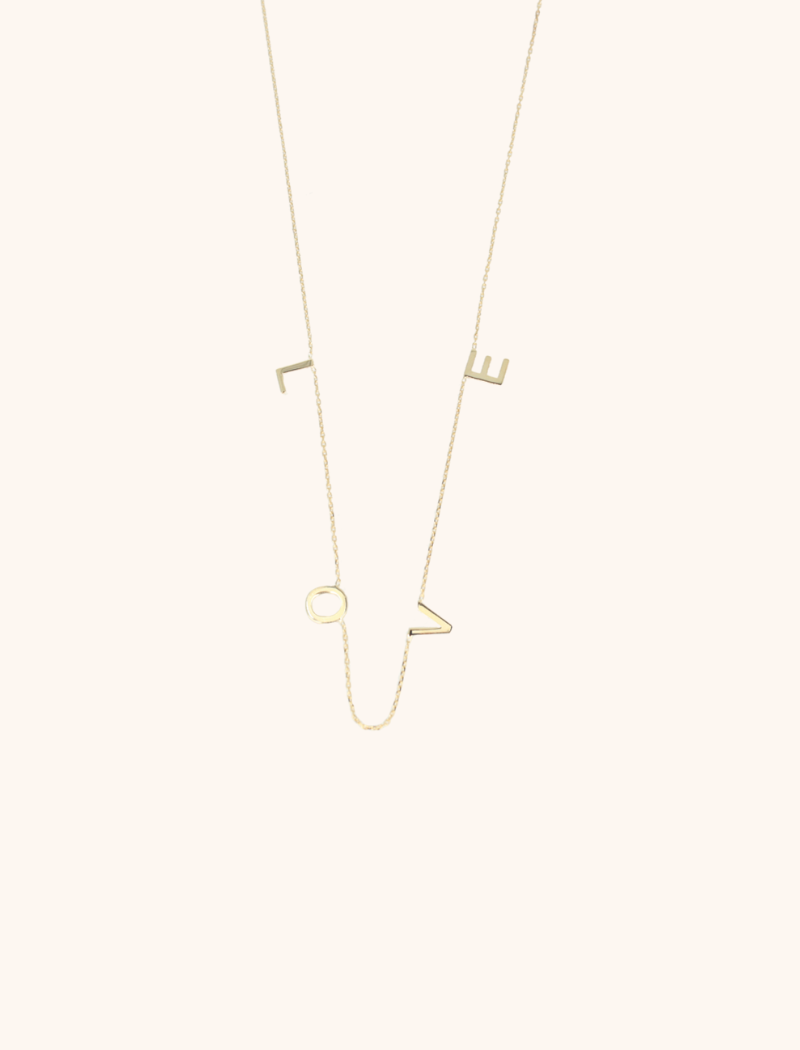 lott. gioielli 9 Karaat Ketting Love