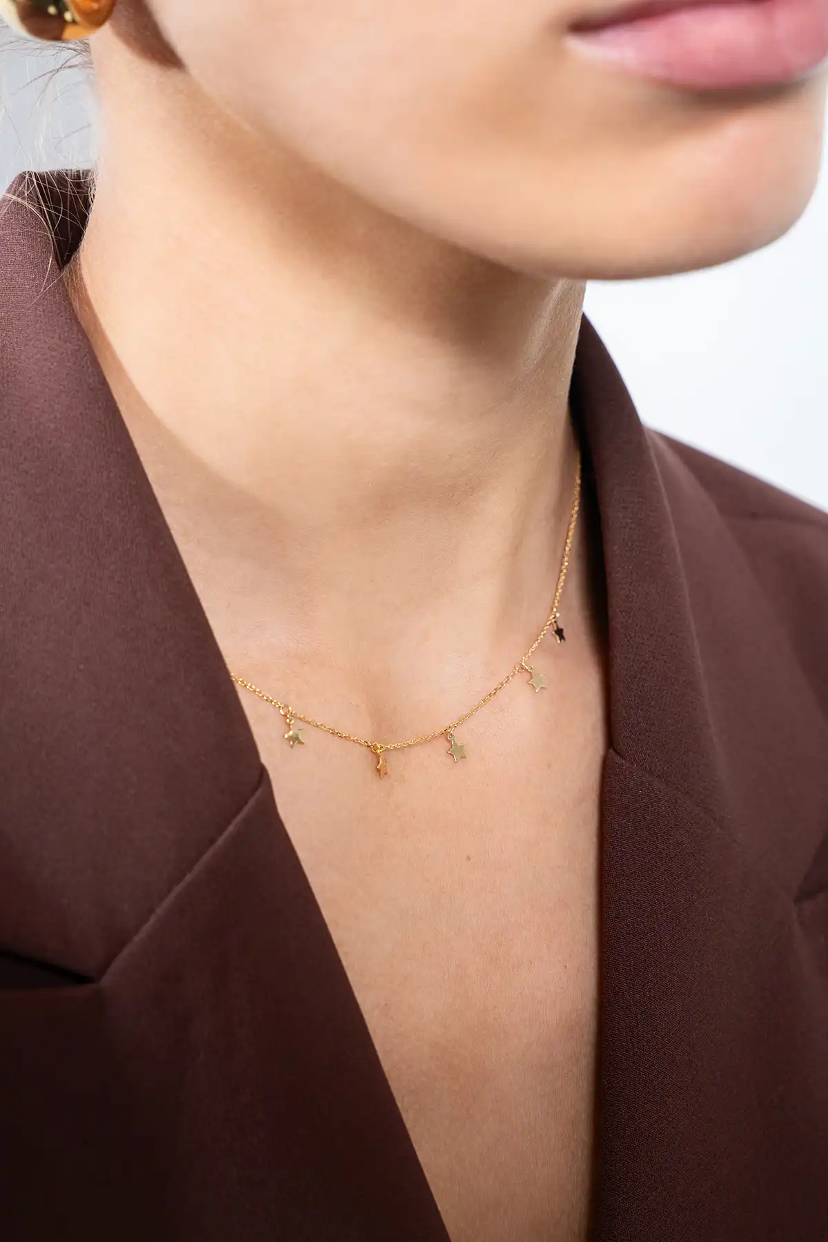 Lott. Gioielli 9 Karaat Ketting Sterre