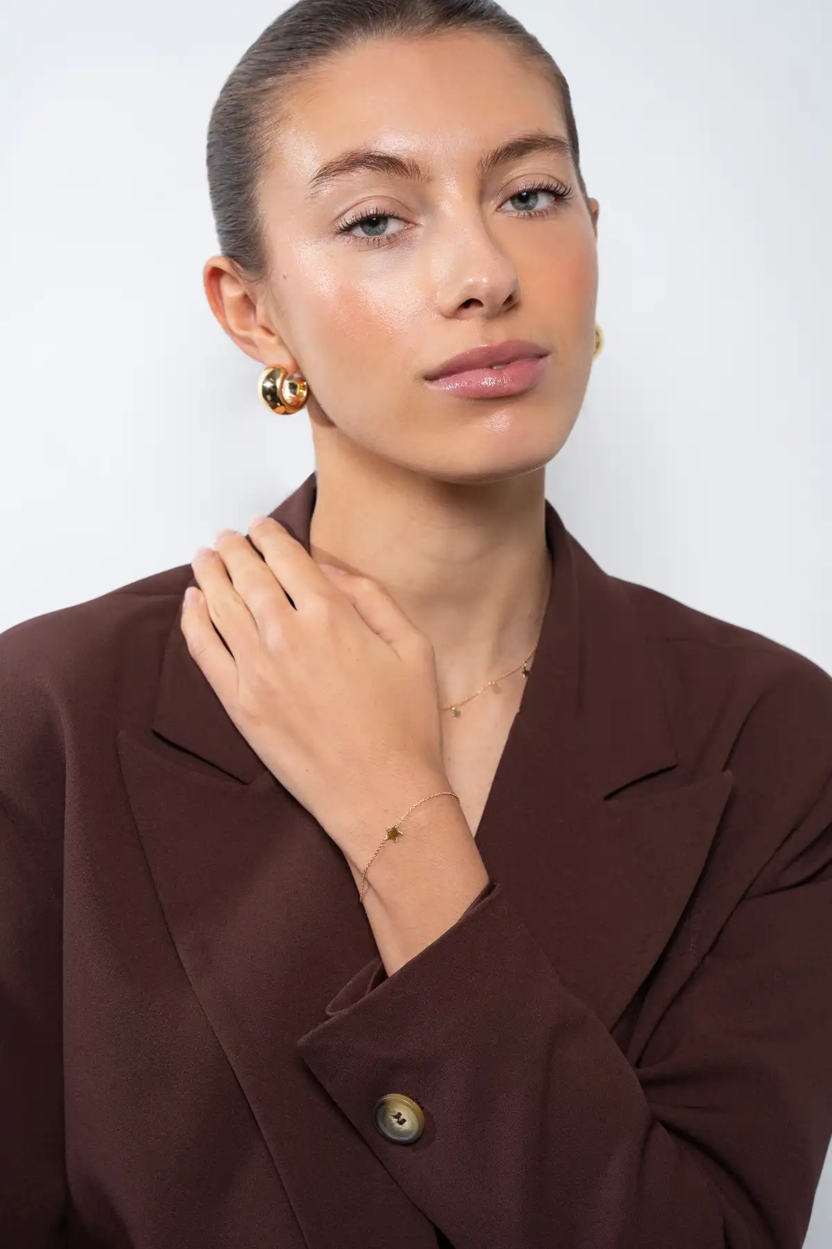 Lott. Gioielli 9 Karaat Ketting Sterre