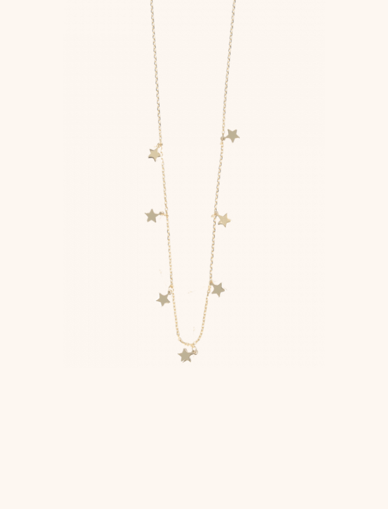 lott. gioielli 9 Karaat Ketting Sterre