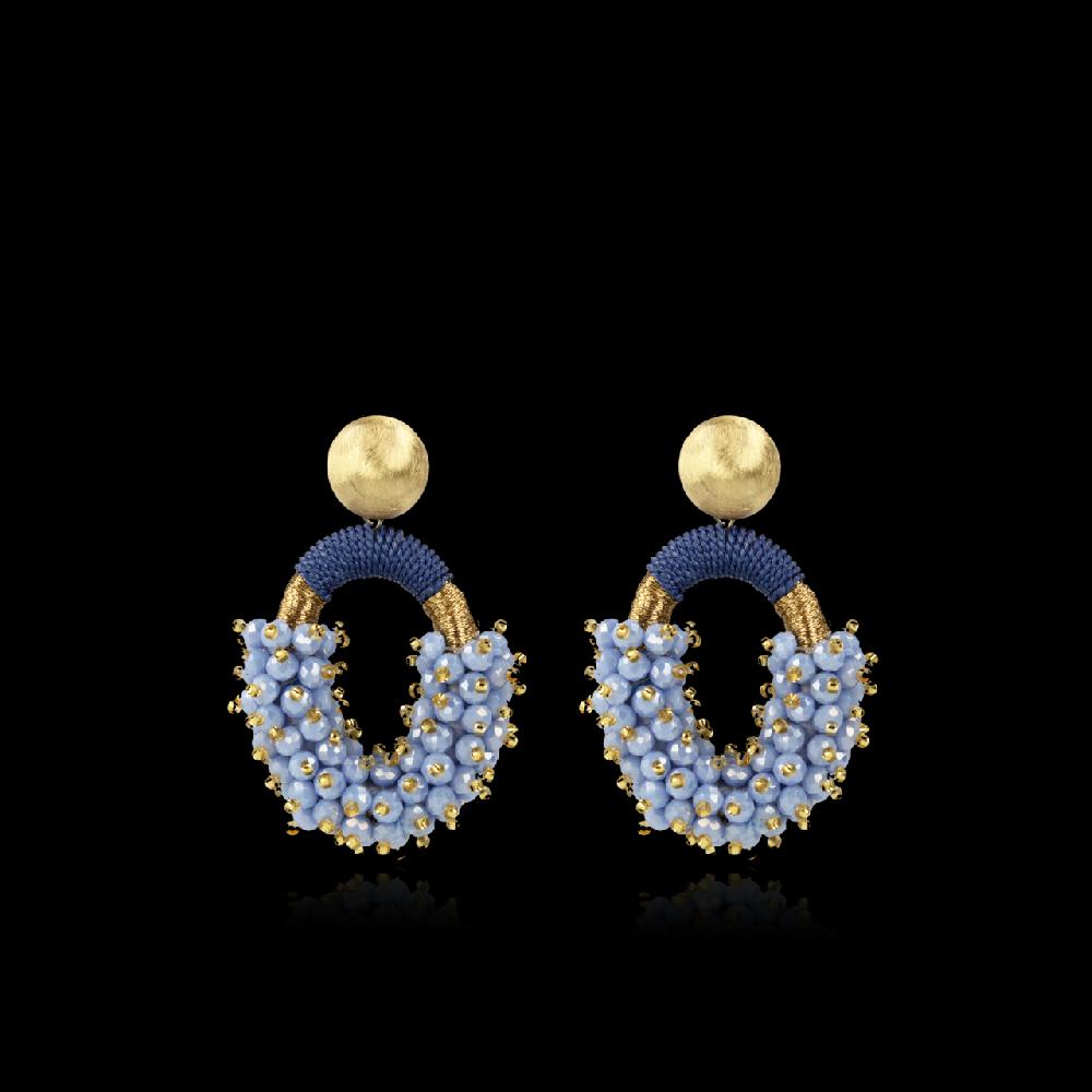 lott. gioielli Azuur Oorbellen Eve Ovaal M