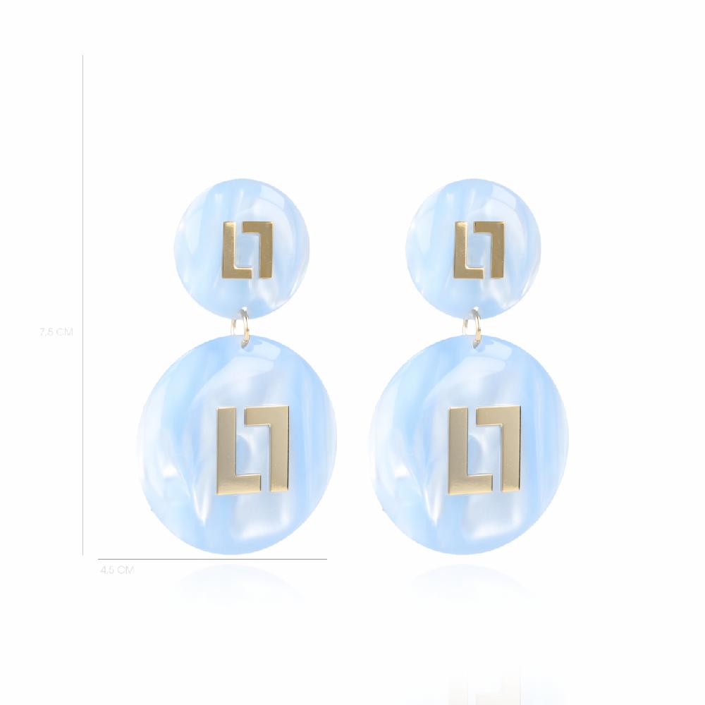 Lott. Gioielli Azuur Oorbellen Larissa Logo