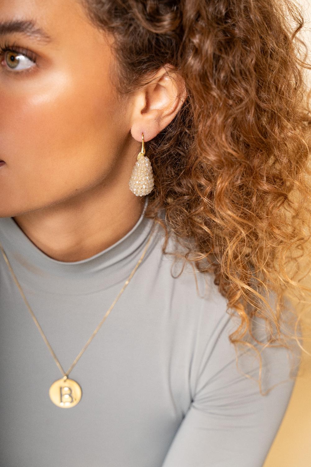 Lott. Gioielli Beige Oorbellen Amy Cone XS