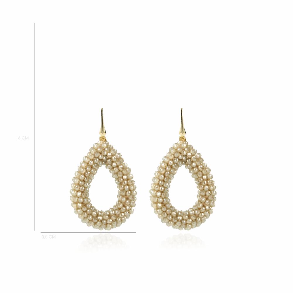 Lott. Gioielli Beige Oorbellen Berry Drop L